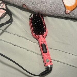 Mini Pink Hair Straightening Brush